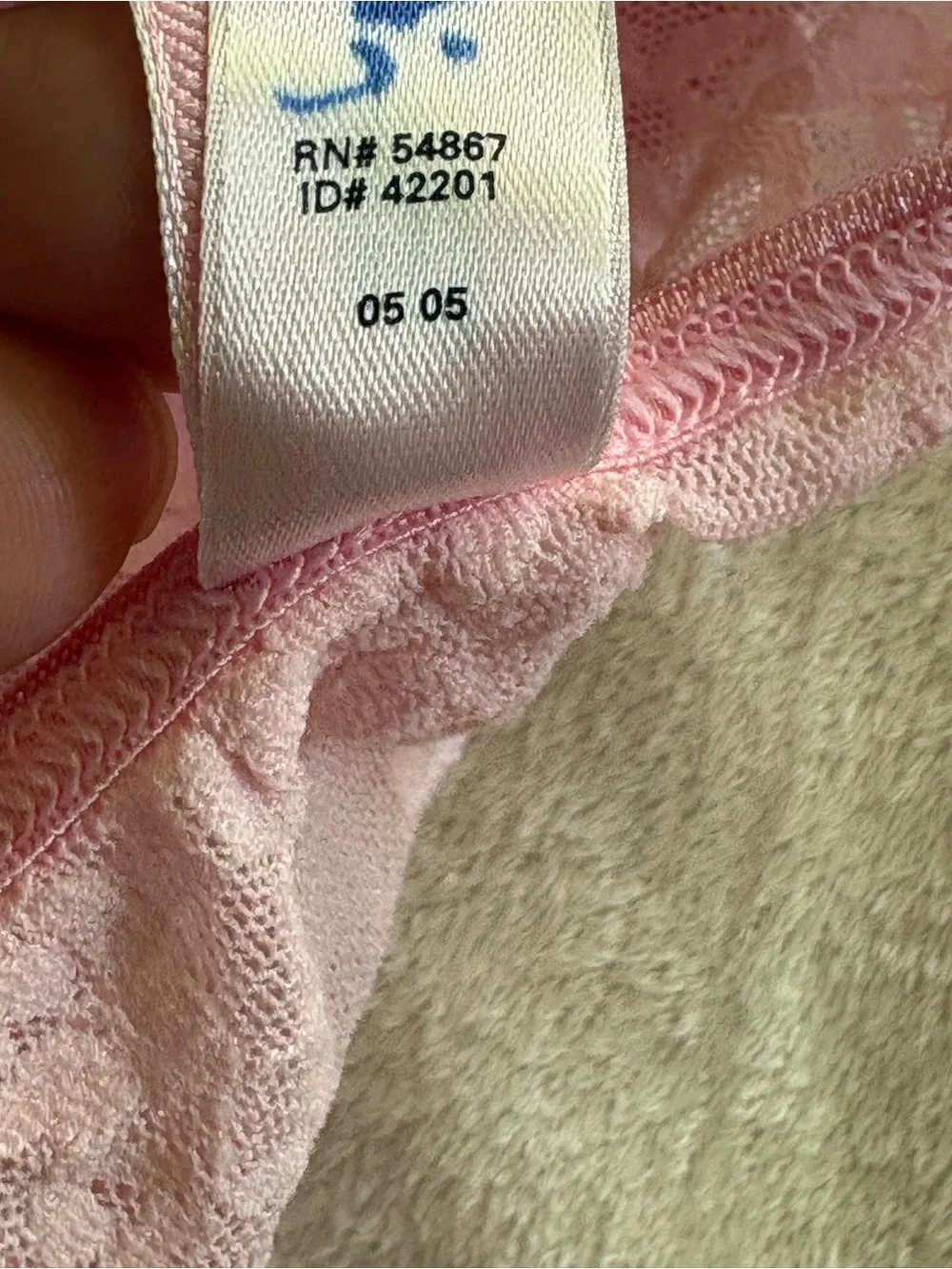 Victoria Secret Bustier AND panty ASO Sydney Carlson Size M Baby‎ Pink Lace Y2K